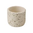 thumbnail image 1 of Macetas carnosas de piedra natural Bewildely para interiores y exteriores Jardín y Patio Blanco cremoso, 1 of 6