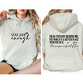 thumbnail image 5 of You Are Enough Hoodie – Double-Sided Inspirational Pullover, Mental Health Support, Motivational Apparel for Daily Wear, Unisex Top, 5 of 7
