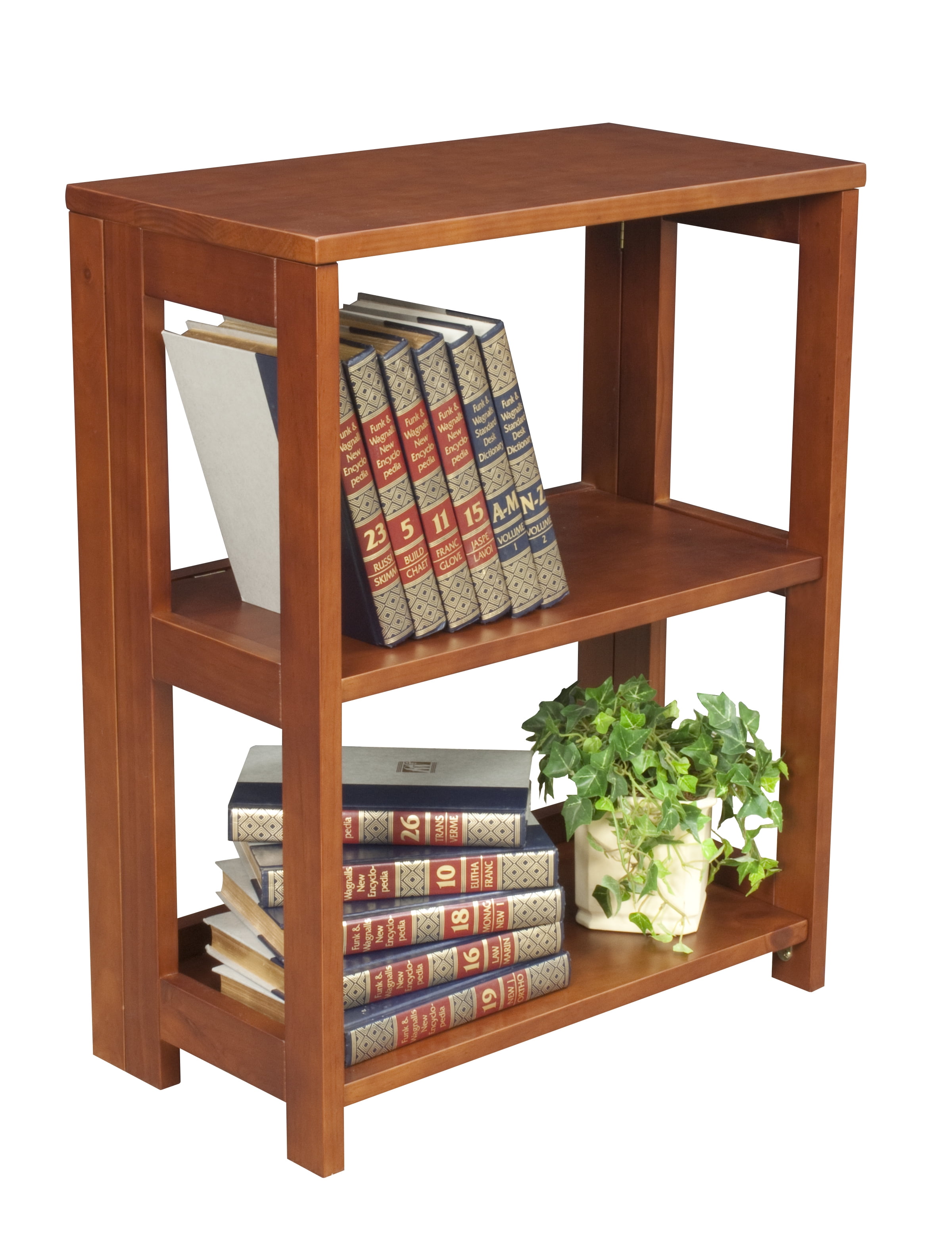 Flip Flop 28" High Folding Bookcase Cherry