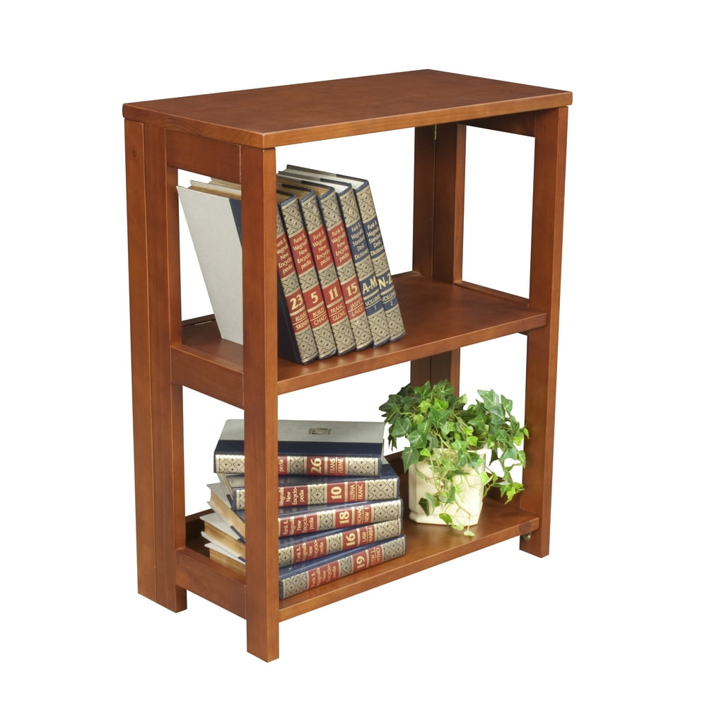 Flip Flop 28" High Folding Bookcase Cherry