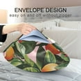 thumbnail image 4 of Yayeee Pillowcase Standard Size Set of 2 Satin Wrinkle Resistant Pillow Case, Vibrant Oranges, 4 of 8