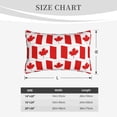 thumbnail image 6 of Bixox Canada Printed Pillow Protector,Super Soft Ideal for Home,Guests,Rentals - 20"x30", 6 of 8