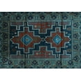 thumbnail image 1 of Ahgly Company Indoor Rectangle Persian Light Blue Traditional Area Rugs, 4' x 6', 1 of 4