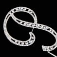 thumbnail image 3 of Pastel de de la Diamante Del a-Z , P Yuyangstore topper de la torta de la letra del alfabeto, 3 of 8
