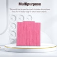 thumbnail image 3 of kurtrusly Tree Bark Texture Mold Soft Multifunctional Mould Simple Operation DIY Handmade Moulds Household Pendant Chocolate, 3 of 6