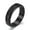 Black, variant on 6MM Gold/Rainbow/Silver/Black Spinner Band Womens Stainless Steel Ring Size 6-11