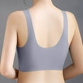 thumbnail image 3 of WILLBEST Brasieres De Mujer Ropa Interior Sin Costuras Para Mujer, Sujetador Fino De Verano De Talla Grande, Hermoso Estilo Chaleco, Copa Fija Integrada, Pecho Grande, Sujetador Pequeño Fruncido, 3 of 3
