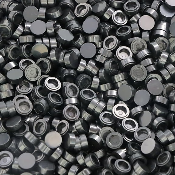 560 Piece Building Tile Bulk, Round 1x1, Compatible with Lego Parts and Pieces