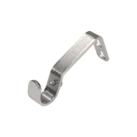 Lumi Home Furnishings Non-Adjustable Single Curtain Rod Brackets 3/4 in. (4-Piece)
