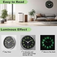 thumbnail image 4 of Reloj de pared AERFAS con luz nocturna de 30 cm de diámetro, silencioso, no hace tictac, 4 of 6