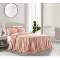 thumbnail image 2 of Chic Home Ashira 7-Piece Solid Color Quilt Set, Queen, Blush, 2 of 2