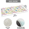 thumbnail image 3 of GZHJMY Cute Dinosaurs Bathroom Rugs Floor Mats Non-Slip Soft Absorbent Microfibers Plush Bath Rugs for Bath Kitchen Shower Floor, 39x20 Inch Carpet Runner, 3 of 7