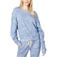thumbnail image 1 of n:philanthropy Sela Leopard Sudadera para Mujer, Azul, XS, 1 of 1