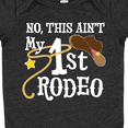 thumbnail image 4 of Inktastic No, This Ain't My 1st Rodeo Cowboy Hat and Lasso Boys or Girls Baby Bodysuit, 4 of 5