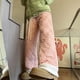 thumbnail image 4 of Pantalones largos para hombre, informales, gruesos, de color liso, cálidos, de lana de cordero, rectos, con bolsillos, de poliéster, 4 of 6