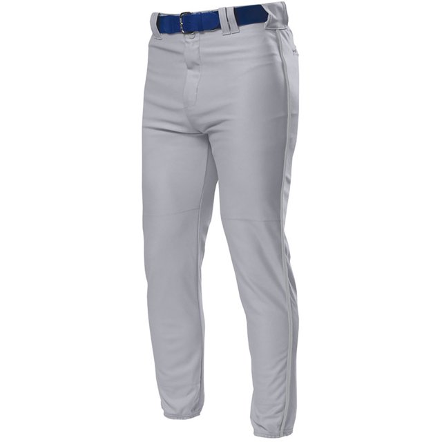 Pantalones de béisbol con parte inferior elástica estilo profesional para jóvenes GRIS XL A4 NB6178
