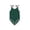 Dark Green, variant on lnmuld Girls Solid Color Bow-Tie One Piece Swimsuit UPF 50 Sun Protection Size:6Month-6Years