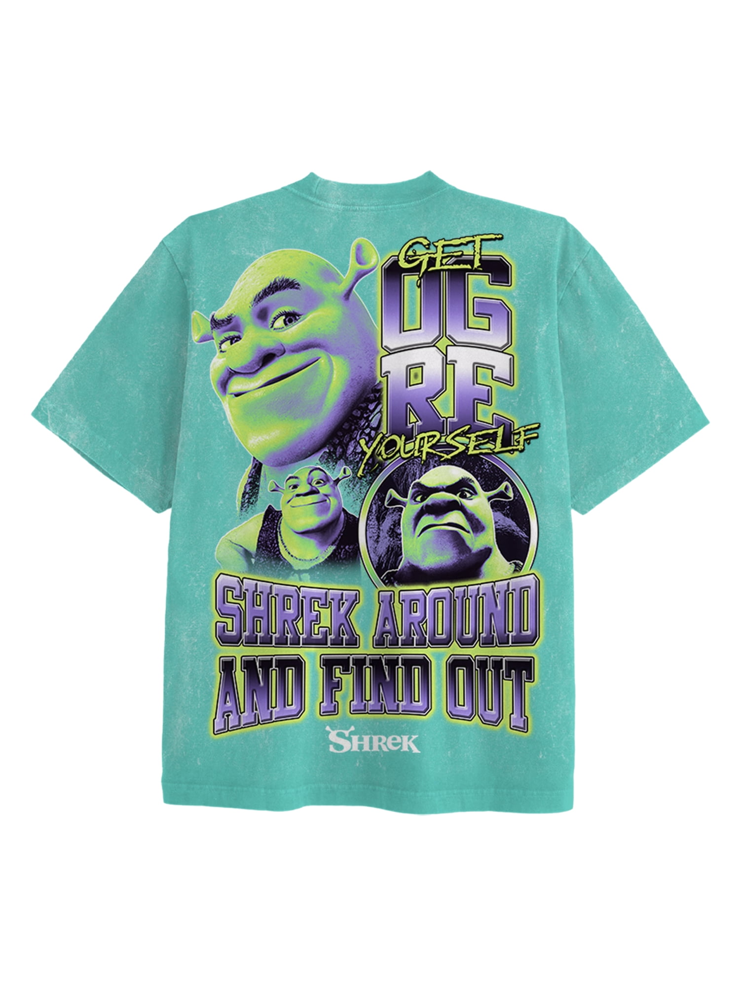 Shrek, Men's & Big Men's Graphic T-Shirt, Head Logo, Sizes S-3XL