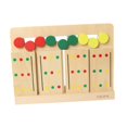 thumbnail image 1 of Siruishop Color Matching Slide Puzzle Toy Fine Motor Skill Early Educational Brain Teasers, 1 of 8