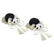 thumbnail image 1 of 2 pinzas para el pelo estilo chino con forma de panda, accesorios para el pelo con lazo decorativo. Blanco, 1 of 9