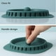 thumbnail image 3 of Set of 3 Silica Gel Shower Drain Plugs - Anti-clogging - Sink Filter - For Shower Tub Kitchen Bathroom, 3 of 5