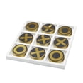 thumbnail image 6 of DecMode 8" x 1" Gold Stainless Steel Tic Tac Toe Game Set, 1-Piece, 6 of 8