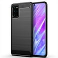 thumbnail image 1 of PANDACO Black Brushed Metal Case for Samsung Galaxy S20+, 1 of 2