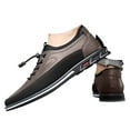 thumbnail image 3 of Mepaouo Loafers for Men Lace-up Anti Slip Casual Shoes Business High Range Versatile Dress Shoes, 3 of 5