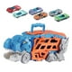 thumbnail image 5 of Camión de transporte de dinosaurios para niños perfecl azul con 6 coches, 5 of 8