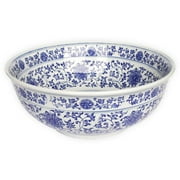 Eden Bath EB-PS01 Ming Dynasty Decorative Porcelain Sink