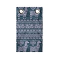thumbnail image 1 of Ethnic Hanging Pocket Organizer, Alpaca Llama South American Ornaments Animal Art Pattern, Printed Polyester Storage Bag with Pockets, 9" x 27", Dark Teal Pastel Purple, 1 of 2