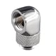 thumbnail image 1 of Conector extensor macho a hembra G1/4 ", accesorio de tubería, latón inoxidable, juntas de codo giratorias de 90  degree para PC, tubería rígida de plata Baoblaze  adaptador extensor, 1 of 7