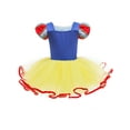 thumbnail image 5 of QEFJNO 3-8Y Little Girls Princess Leotards Ballet Dance Dress Kids Ballerina Tutu Dresses, 5 of 7