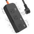 thumbnail image 1 of Protector contra sobretensiones Power Strip ZZJ 7 en 1 con cable de 6 pies, 3 AC, 2 USB A/C, 1 of 6