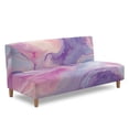 thumbnail image 3 of SCRAWLGOD Marble Print Sofa Slipcover Without Armrest for Dogs Non Slip Stretch Sofa Cover Washable Anti Wrinkle Couch Cover, 3 of 9