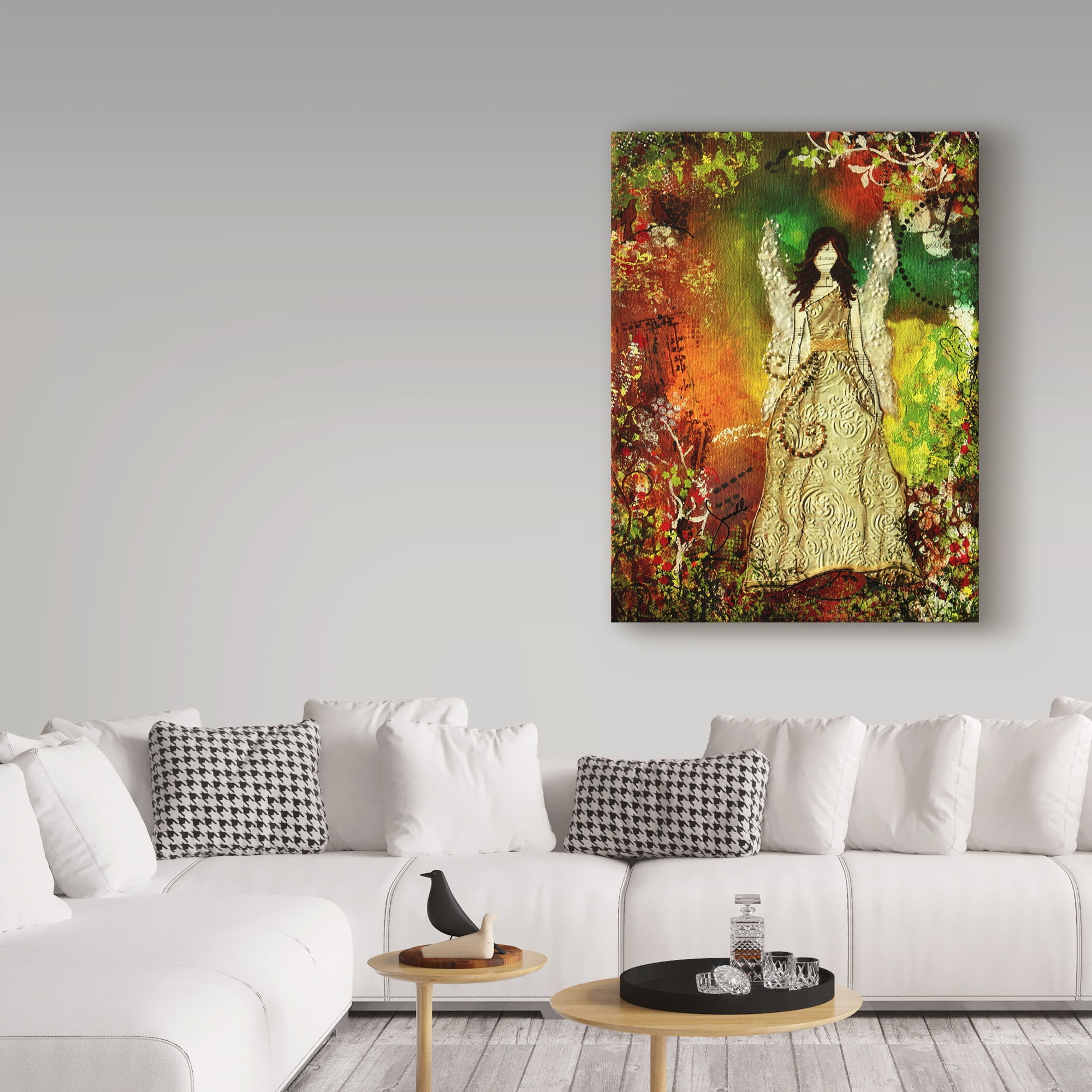 Trademark Fine Art 'Angel Of Light' Canvas Art by Janelle Nichol