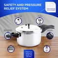 thumbnail image 6 of Universal 4.75Qt / 4.5L Anti-Rust Ultra Pressure Cooker for 5 Servings, Aluminum Construction, 6 of 7