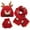 Wine, variant on Warm Winter Knitted Wool Plus Velvet Padded Gloves Hats And Scarves Scarf Hat Gloves Set Men