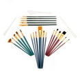 Royal & Langnickel All Media Wood Handle Paint Brush Value Pack, 25pc