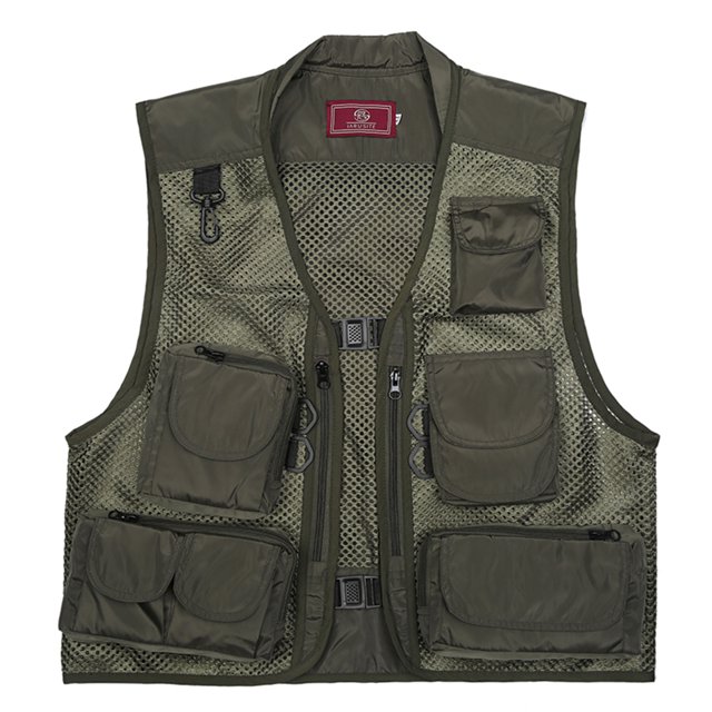 Fishing Photography Vest Summer Multi Pockets Mesh Jackets Quick Dry Waistcoat