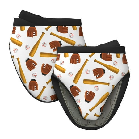 

Qekee Baseball Sport Print Non-Slip Mini Oven Mitt Silicone Oven Mitts Heat Resistant Kitchen Mittens Pinch Mitts Cooking Mitts