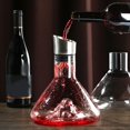 thumbnail image 4 of Ruifaya Hand Blown Red Wine Decanter Crystal Glass 1500ml Wine I5I5 Carafe, 4 of 8