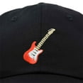 thumbnail image 2 of DALIX Electric Guitar Ball Cap Embroidered Hat in Black, 2 of 7