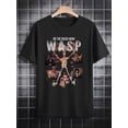 thumbnail image 1 of Vintage Band Men's Casual Crew Neck T-Shirt, Print Design Men's Top, Gift for Men, Casual Sporty Tee, Summer Gifts, 1 of 6