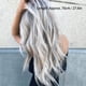 thumbnail image 5 of Pelucas Onduladas Pelucas Rizadas De Pelo Suelto Sin Pegamento Degradado Gris Negro Para Fiesta ANGGREK Otros, 5 of 7