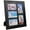 Black, variant on Excello Global Products Collage Picture Frames from Rustic Distressed Wood: Holds Five 4x6 Photos: - EGP-HD-0025 - EGP-HD-0025