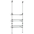 thumbnail image 3 of vidaXL 3-Tier Hanging Laundry Drying Rack Aluminium, 3 of 5