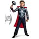 thumbnail image 2 of Disfraces de superhéroes para niños, disfraces de cosplay de Thor con músculos, ropa con Harmmer, disfraces de superhéroes para Halloween para niños de los Vengadores, día del niño, 2 of 4