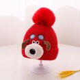 thumbnail image 2 of Winter Knitted Hat Thick Warm Toddler Boys Girls Cute Soft Cap Daily Casual Outdoor Campus, 2 of 6