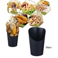 thumbnail image 3 of 50 Uds Vaso de papel Colcomx Porta Papas Fritas Kraft Negro, 3 of 8